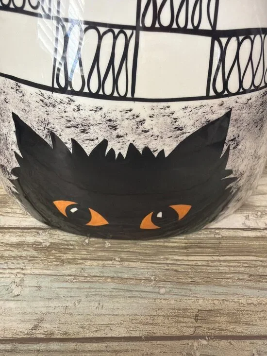 Cats By Nina Lyman Black Cat Ceramic Teapot 9" Pre-owned - Picture 14 of 15